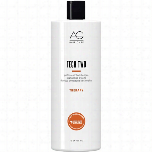 Ag Hair Tech Two Protein-enriched Shampoo - Liter