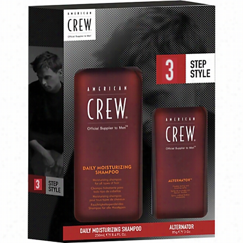 American Crew Daily Moisturiznig Shampoo & Alternator Duo