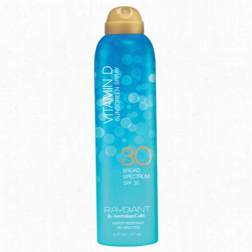 Australian Gold Raydiant Suncsreen Spray Spff 30