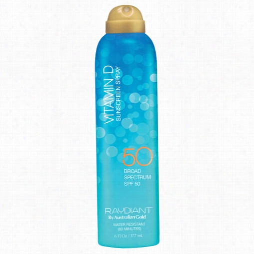 Australian Gold Raydiant Sunscreen Spray Spf 50