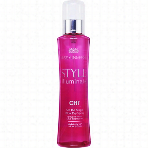 Chi Misss Universe Style I Lluminate Set The Stage Blow Dry Spray