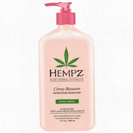 Hempzz Citrus Blossom Her Bal Body Moisturizer With Pink Pump