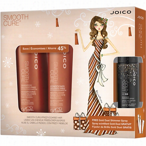 Joico Smooth Cure Holiday Duo With Gold Dust Shimmer Spray