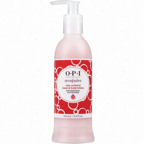 Opi Avojuice Cran And Berry Hand & Body Lotion