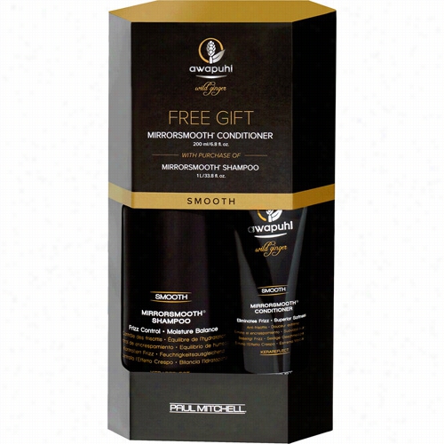 Paul Mitchell Awapuhi Wild Giner Mirrorsmooth Shampoo With Conditioner