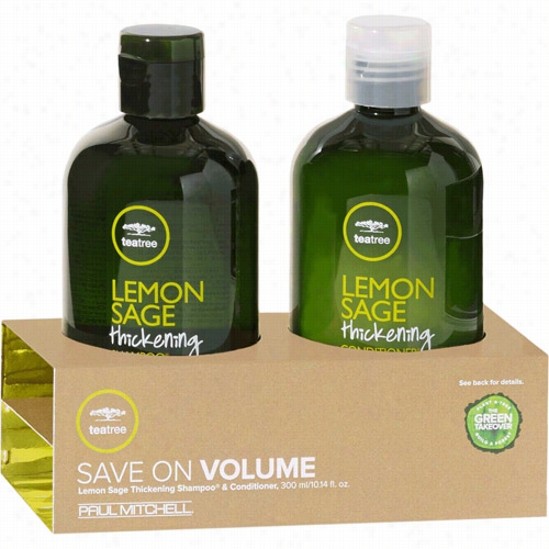 Pa Ul Mitchell Tea Tree Lemon Sage Save On The Volume Duo