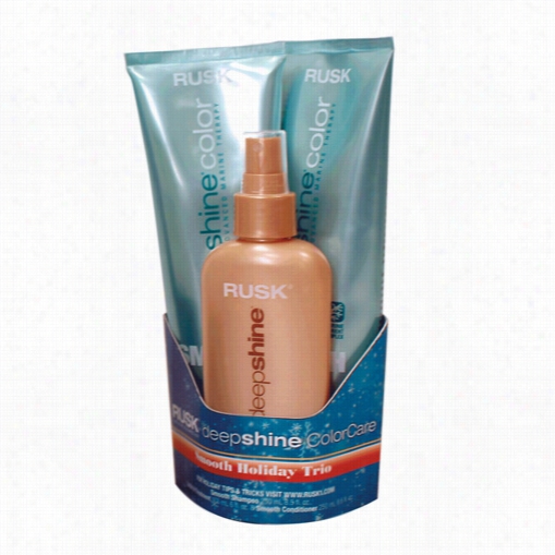 Rusk Deepshine Collor Care Smooth Trio