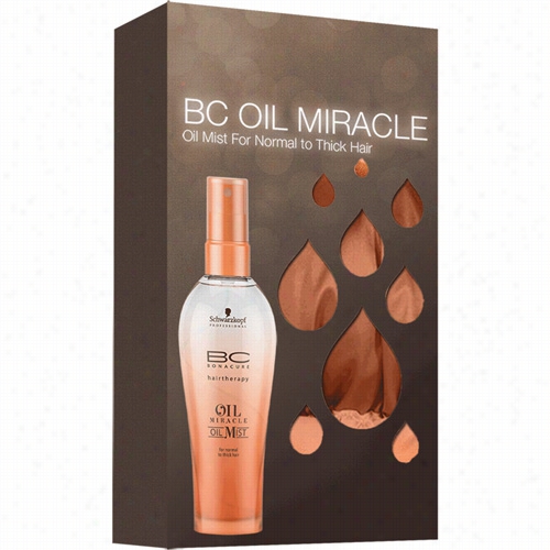 Schwarzkopf Profession Al Bc Bonwcure Oil Miracle Oil Mist For Thick Hair With Showerc Ap