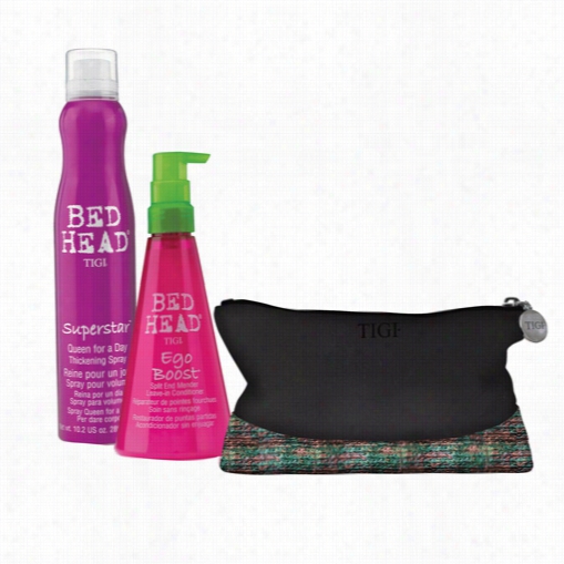 Tigi Bed Head Supperstar & Ego Boost Rokc Thee Paty Duo