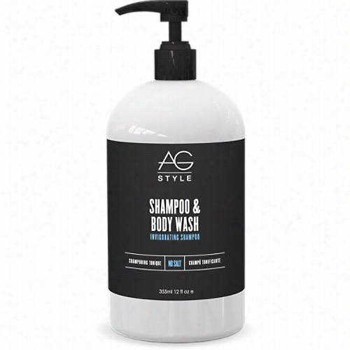 Ag Hair Shampoo & Body Wash Invigorating Cleanser - 12oz