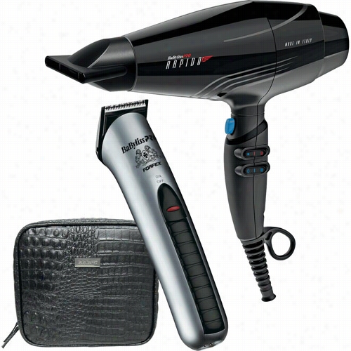 Babyliss Pro Ferrari Rapido Dryer With Fx760 Clippers