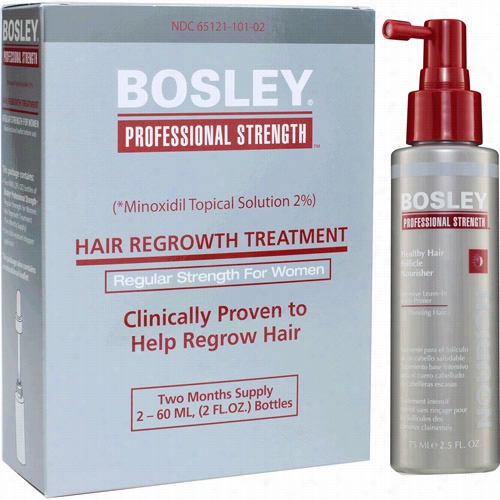 Bosley Professional Air Regrowth Treatment For Women And Follicle Nourisher Duo