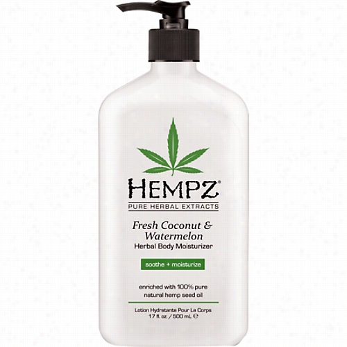 Hempz Fresh Coconut & Watemrelon Herbal Body Moisturizer - 17 Oz