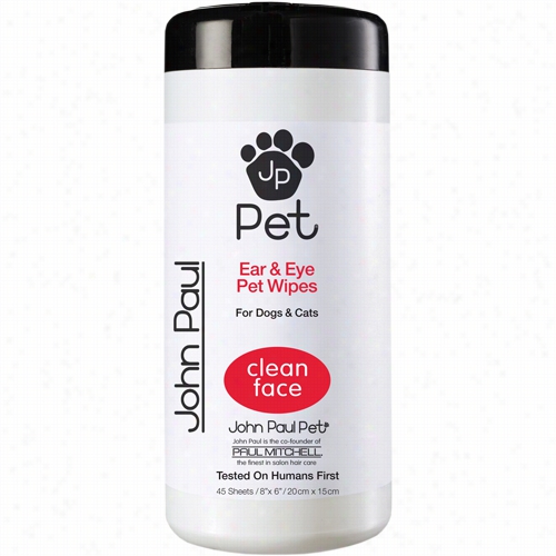 John Paul Pet Ear & Organ Of Sight Wipes