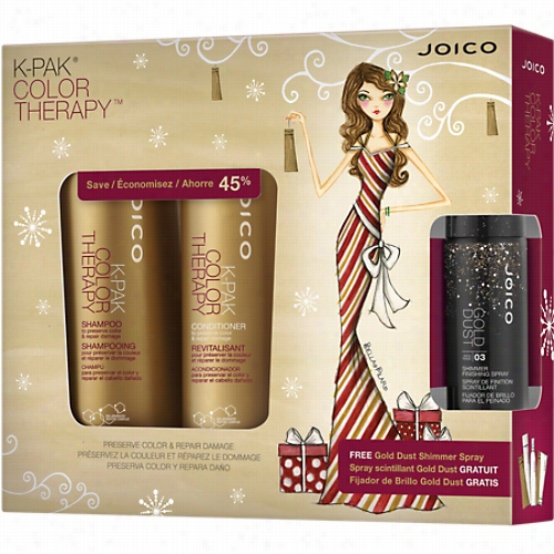 Joico K-pak Colo Rtherapy Holiday Dou With Gold Dust Shimmer Spray