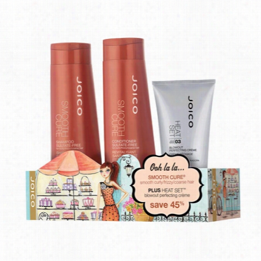 Joico Smooth Cure Ooh La La Duo With Heat Set Blowout Creme