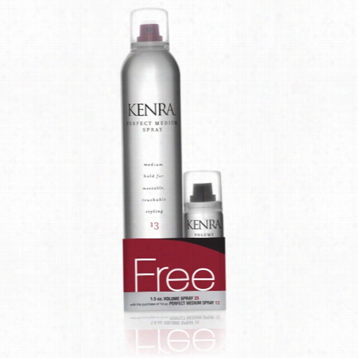 Kenra Professional Perfect Medium Spray 13 With Volume Spray 25