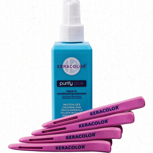 Keracolor Purify Plus Leave-in Conditioning Treatmnt With Clips