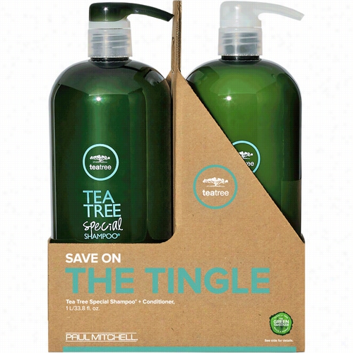 Paul Mit Chell Tea Tree Speciial Shampoo && Conditioner Liter Duo