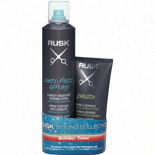 Rusk Anti-frizz Spray And Paste Duo