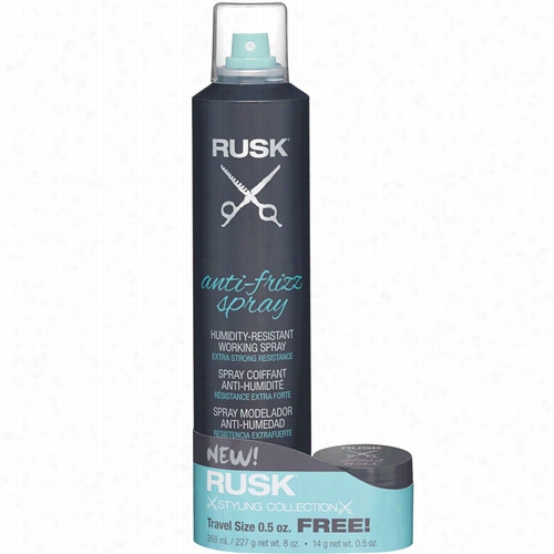 Rusk Anti-frizz Spray With Gl Oss Wax Mini