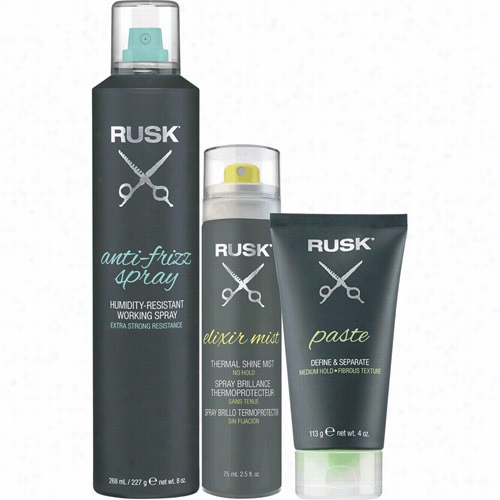 Rusk Styling Collection Anti-frizz Trio