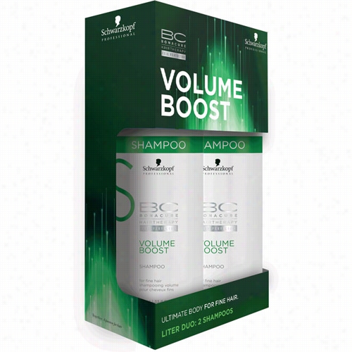 Schwarzkopf Professional Bcc Bonacure Volume Boost Shampoo Liter Duo