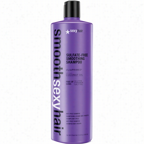 Sexy Hair Smooth Sexy Hair Sulfate-free Smoothing Shampoo-33. 8 Oz.