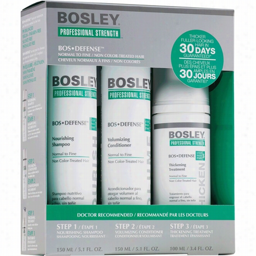 Bosley Professional Bosdefense Stadter Pack For Non Color-treated Hair