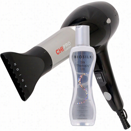 Chi Pro Ceramiic Hair Drysr With Biosilk Ilk Therapy Lite