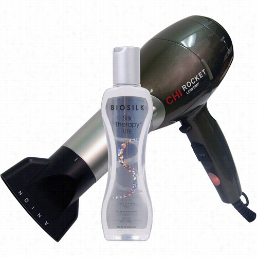 Chi Rocket Dryer With Bi Osilk Silk Therapy Lite