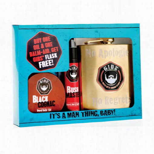 Gib's Grooming It's A Mankind Thing Duo With Flask