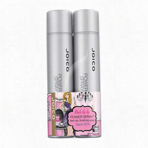 Joico Power Spray Fast-dry Finishing Spray Ooh La  La Duo