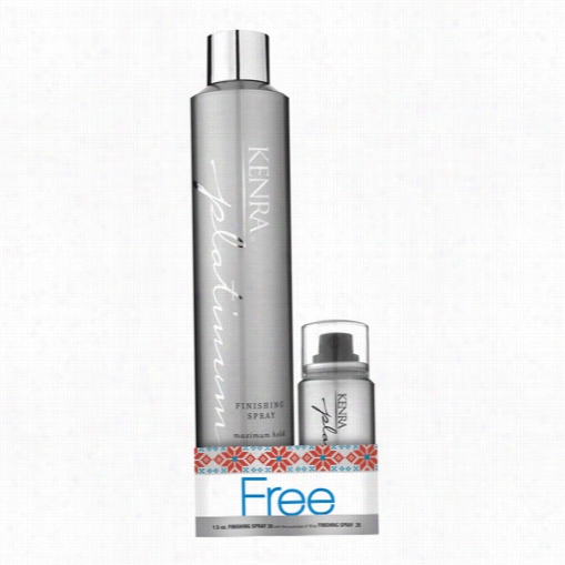 Kenra Proofessional Platinum Finishing Spraay 26 With Mini Finishing Spray 26