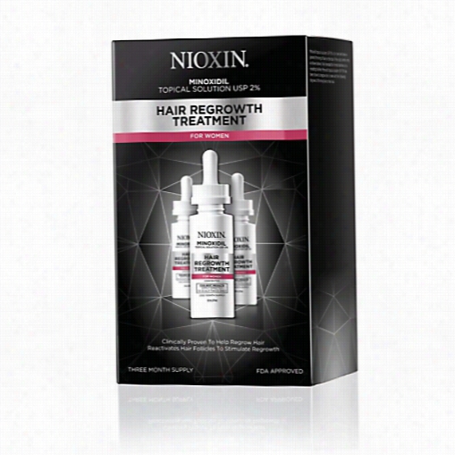 Nioxin Hair Regrowth Treatment In The Place Of Women - 90 Day