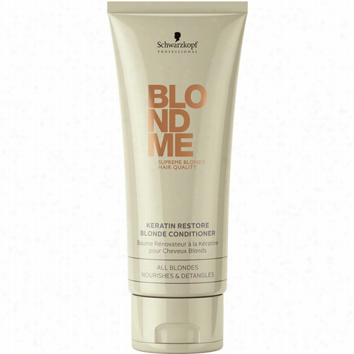 Schwrazkoof Proofessional Blondme Keratin Restore Blonde Conditioner