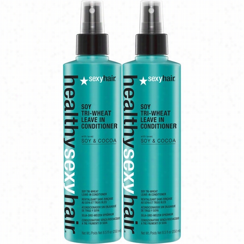 Sexy Hair Healthy Sexy Hair Soy Tri-wheat Leave In Conditioner Duo