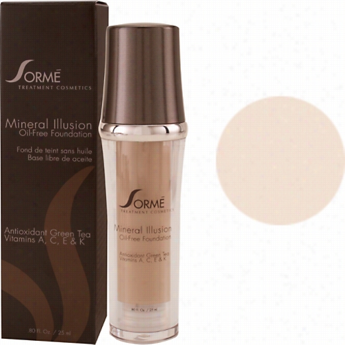 Sorme Mnieral  Illusion Oil-free Luminous Foundation - Porcelain