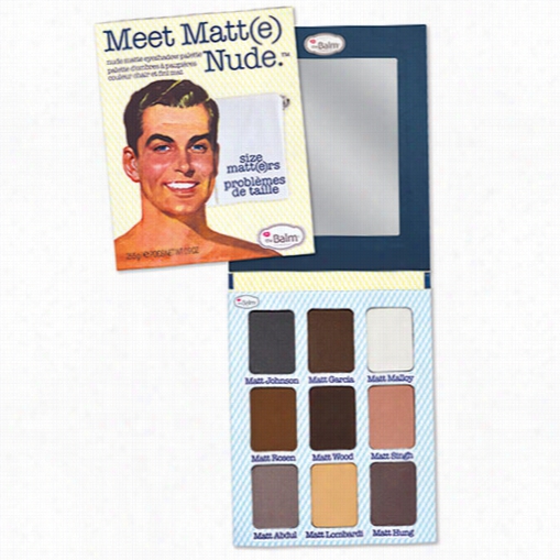 Thebalm Meet Matt(e) Nide Eyeshadow Palette