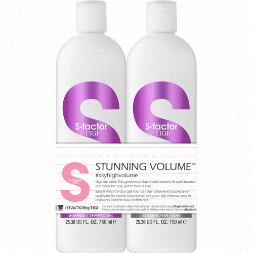 Tigi S Factor Stunning Volume Shampoo & Conditioner Duo