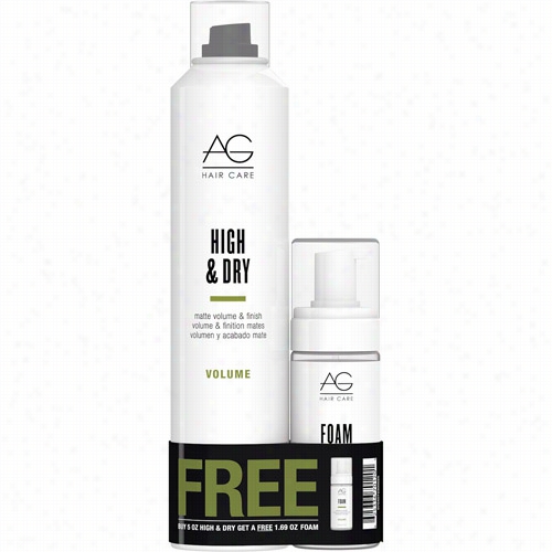 Ag Hair High & Dry  With Mini Foam