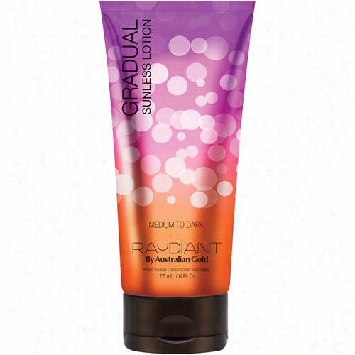 Ausralian Gold Raydiant Sunless Tanning Lotion - Medium/dark