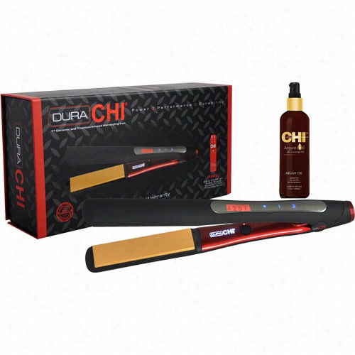 Chi Dura Chi 1" Ceramich Airstyling Iron With Argan Oil