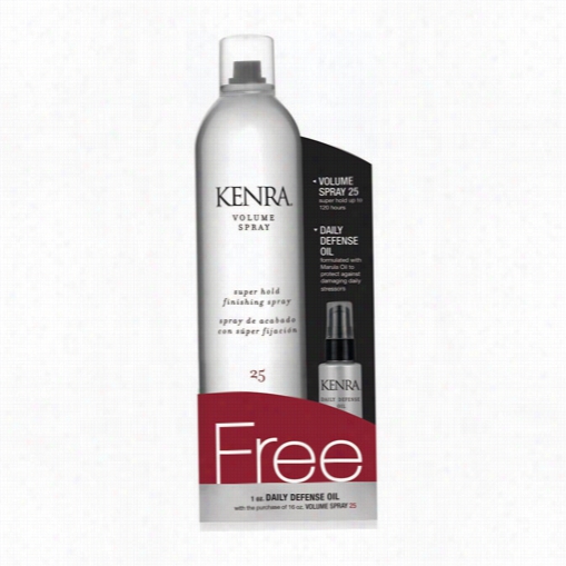 Kenra Professional Volumme Spray 25 55% With Daily Defense Oil