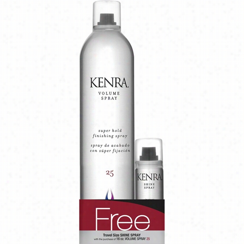 Kenra Professional Volume Spray 25 With Mini Shine Sp Ray