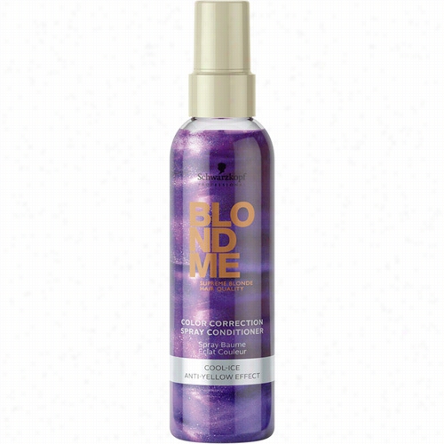 Schwarzkopf Professional Blondme Color Correction Spray Conditioner Refrigerate Ice