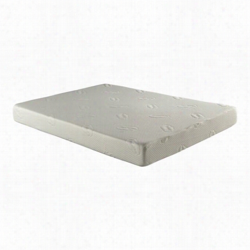 Atlantic Furniture Am55112 Ssiesta 7" Twn Memory Foam Mattress And Ready To Assmble Woven Mattress Foundation