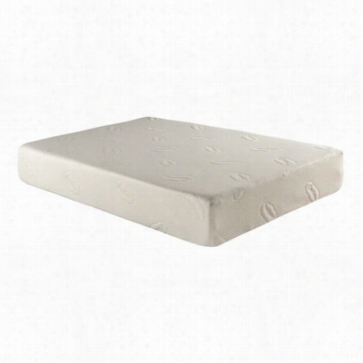 Atlantic Furniture Am55125 Slumber 11" Sovereign Memo Rfoam Mattress And Ready To Assmble Woven Mattress Foundation