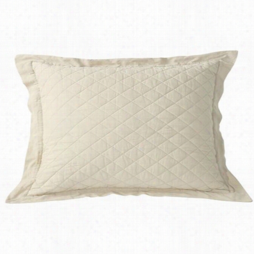 Hiend Accents Fb6100ps--ss-cr Linen Quilted Standard Shan