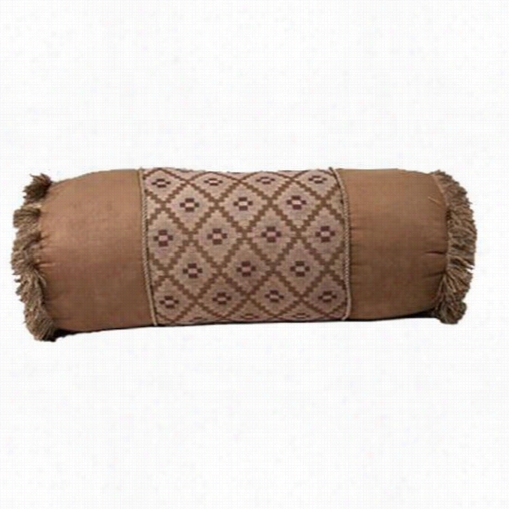 Hiend Accents Lg1810p7b Bear Neck Roll Decorative Ipllow In Tan